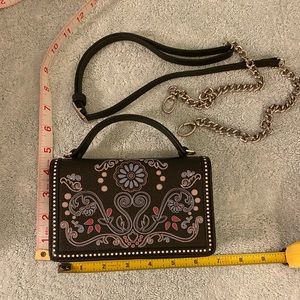 💘 Brighton Floral Black Tote/Shoulder Bag